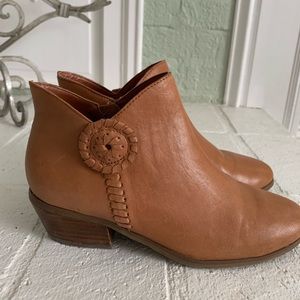 JACK ROGERS Tan Booties